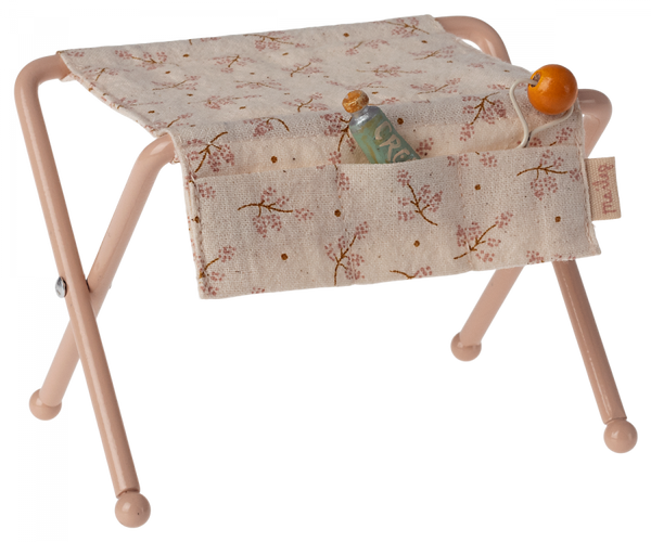 Maileg stellebord, Nursery table, Baby mouse - Rose