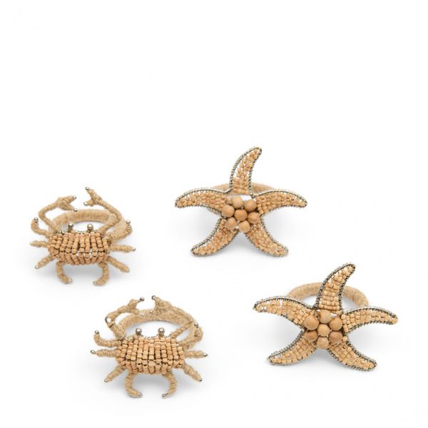 Sealife Napkin Ring Set Of 4 pieces
